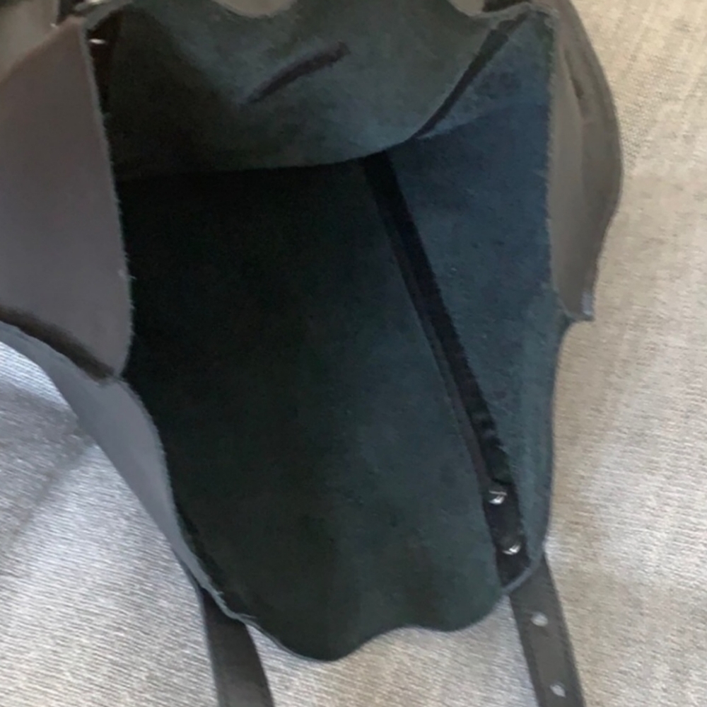 SOLD SOLD Madewell McCarren black leather tote bag - Picture 5 of 8